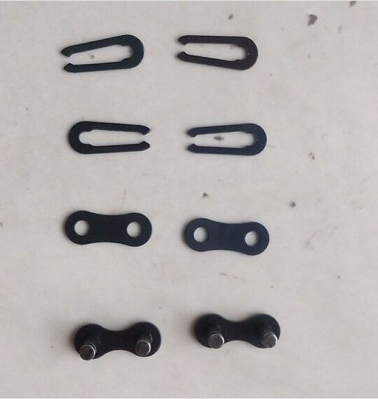 包邮 100个装 自行车链条接头 儿童车折叠车链条扣1/2*1/8 魔术