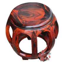 s Laos large pier Z back branches red wood drum stool mortise and bench solid wood stool bench for changing shoes stool embroidered with sour dining chair home