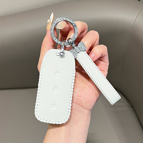 吉利银河L7钥匙套龙腾版PRO/PLUS/MAX星舰遥控锁匙壳皮包高档扣环 - 图1