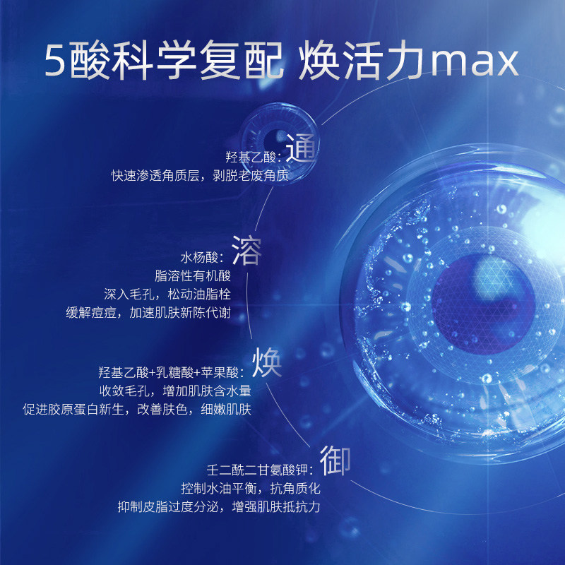博优研五酸水刷酸复合果酸爽肤水 bioelec化妆水/爽肤水