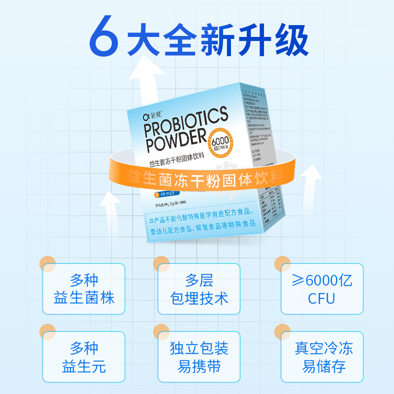 輕現益生菌凍干粉調理女性大人成年兒童腸道腸胃官方旗艦店正品_輕現旗艦店_保健食品_膳食營養補充食品