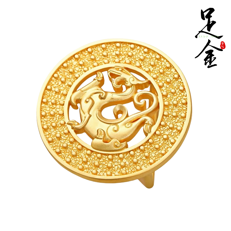 莫仕顿私人定制黄金皮带扣纯银皮带扣礼物刻字加长代写贺卡礼盒装 - 图3