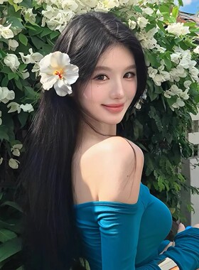 白色格桑花发夹女边夹