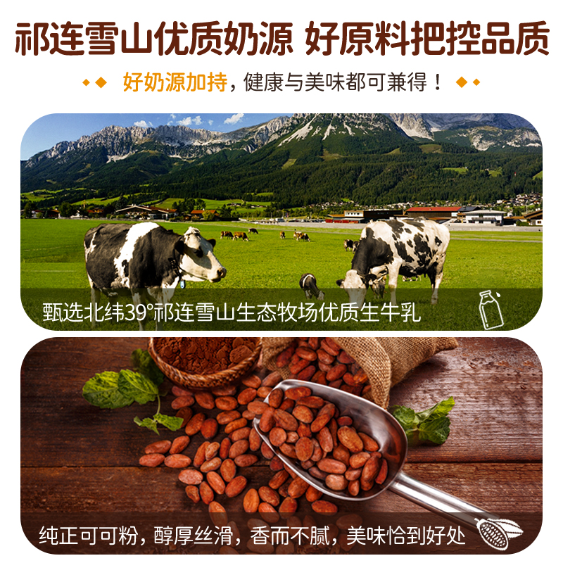 塞上一头牛厚牛乳可可网红营养早餐奶风味调制乳coco牛奶整箱盒装 - 图2