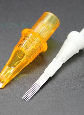 金鲨纹身一体针10支/盒 割线圆针打雾弧型大排针笔马达机器文身针