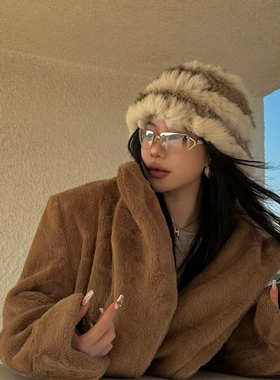 辣妹Y2K无框镶钻墨镜女金属猫眼