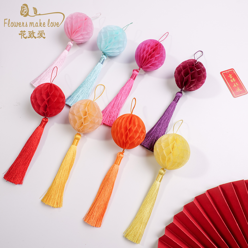 年宵花装饰小灯笼 福桶装饰挂件 油塑纸小红灯笼新款挂饰元旦挂件,淘宝优惠券,粉丝福利购,淘宝优惠卷