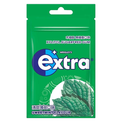 香港711同款 extra益达口香糖无糖薄荷糖清新口气超凉开车口香珠 - 图3