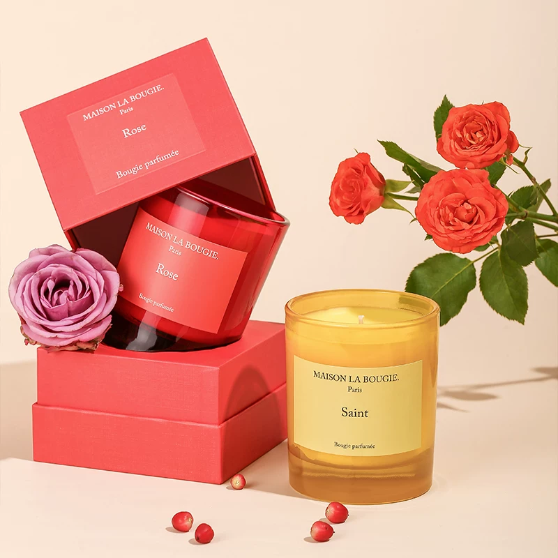 Ароматическая свеча Maison la bougie, цвет ame серия, спальня, ниша, большой подарочный набор