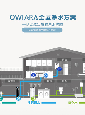 德国OWIARA软水机全屋家用净水器