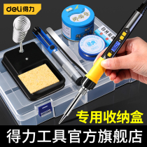 Droit à la main électrique Fer électrique Home Electric Welding Pen Repair Welding Theinstrumental Tool Suit Students Thermostatic Soldering Gun Loiron