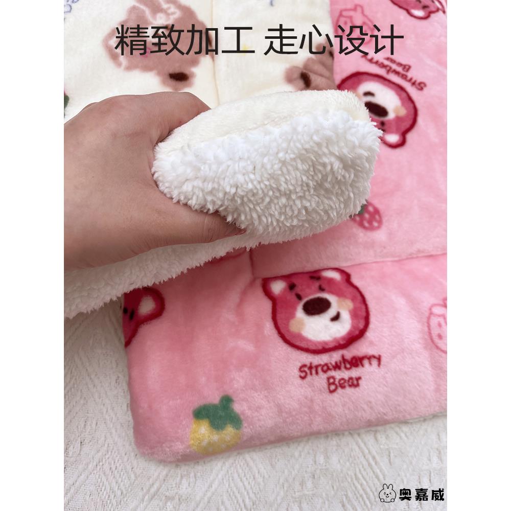 冬季宠物睡垫垫子狗窝狗狗猫垫睡觉用四季通用猫猫咪毯子保暖毛毯 - 图1