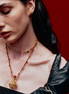 ATELIERSO 26SS 闻香水瓶项链（火）