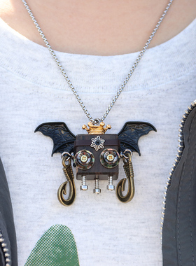 MoodyRobo项链机器人小恶魔DIY