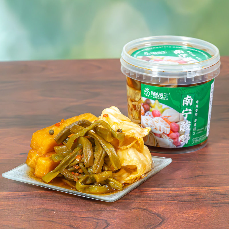 广西酸野南宁酸品王酸甜即食杂酸美食特产小吃伴手礼500g/罐 包邮 食王实拍商品图