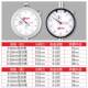 Matsuzaki lever inner diameter dial indicator set of calibration head probe 0-10mm seat magnetic digital display dial indicator high precision