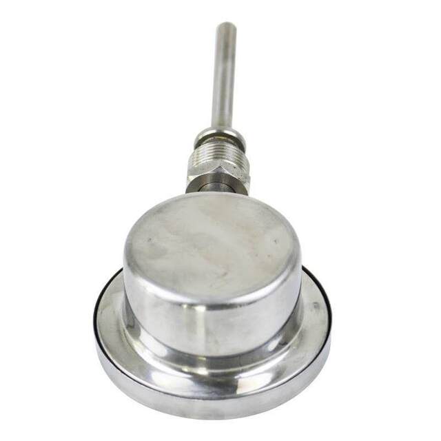 WSS411w pointer mechanical plug-in 304 stainless steel radial bimetal thermometer pipe temperature industrial meter