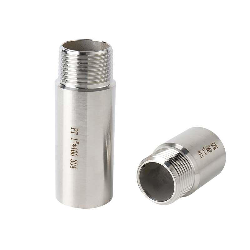 304不锈钢内外丝直接水管接头配件加厚 加长6分转4分变径头延长管 - 图3