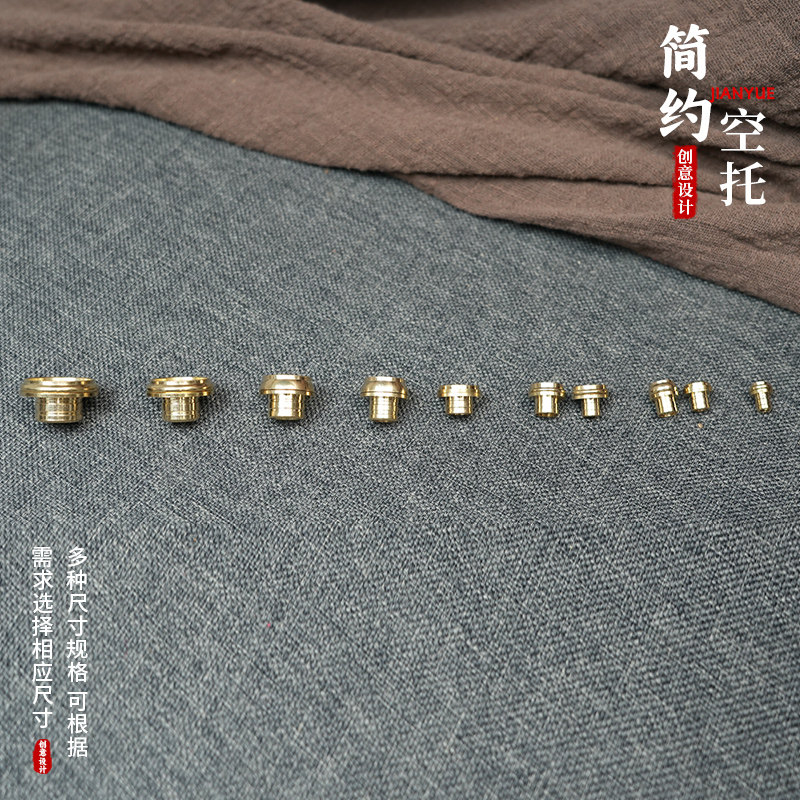 文玩小葫芦镶口配饰黄铜盖帽空托天然石戒面工艺品螺旋DIY饰品塞,淘宝优惠券,粉丝福利购,淘宝优惠卷