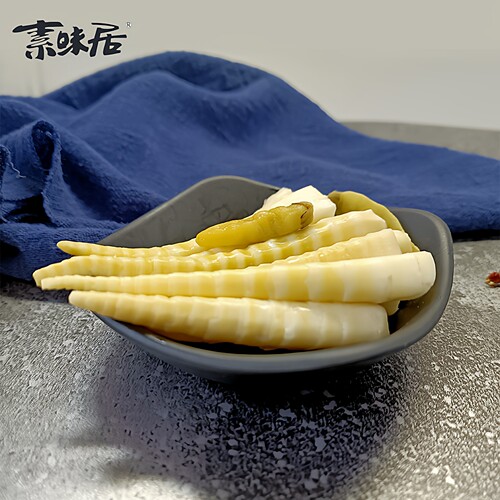 素味居泡椒笋尖100g酸辣竹笋尖即食笋干四川散称脆笋袋装零食 - 图1