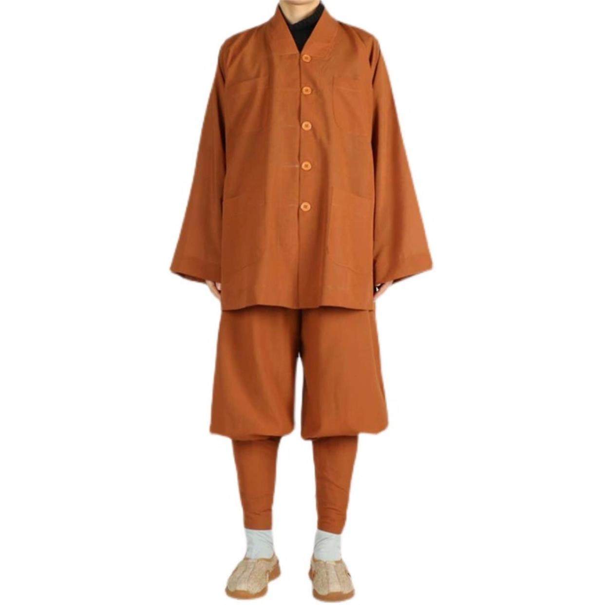 夏季僧服男免绑腿麻纱短褂僧衣薄款小褂套装透气吸汗僧人和尚服女,淘宝优惠券,粉丝福利购,淘宝优惠卷