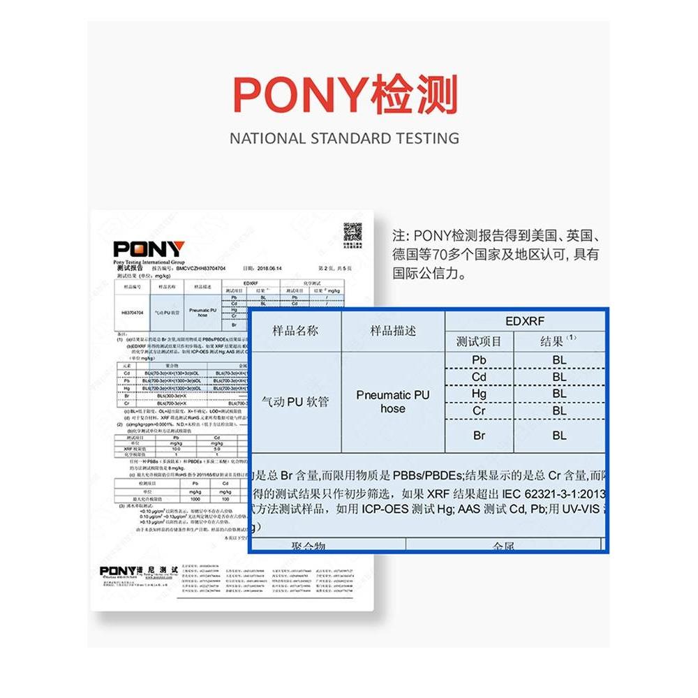 台氣山耐斯pu气管空压机气泵耐高温pa尼龙高压透明气动软管8mm6x4 - 图2