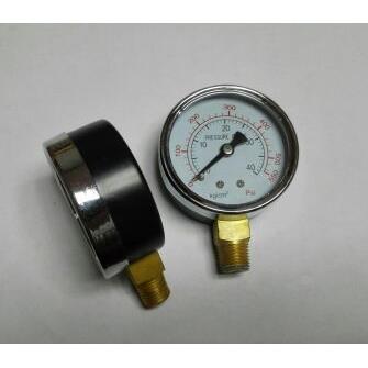 压力表 型号y-60 压力0～40kg/² 0-550psi直径 60mm 牙pt1/4 - 图1