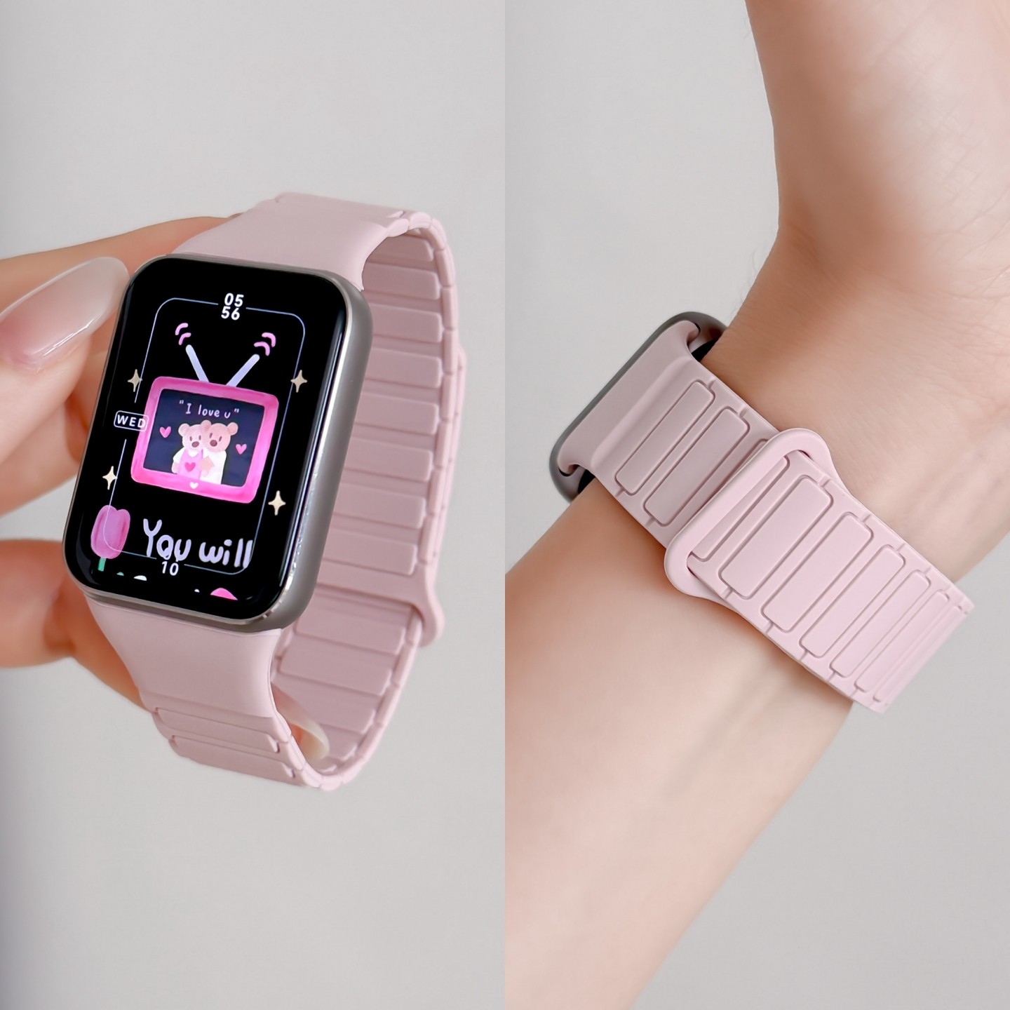 适用小米手环9pro表带8Pro手表腕带红米Watch5替换带高级感watch6硅胶磁吸智能运动透气八九代新款女生配件男,淘宝优惠券,粉丝福利购,淘宝优惠卷