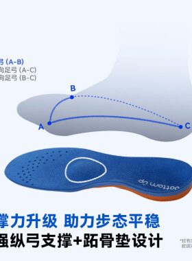 有底bottomup理想足弓支撑鞋垫