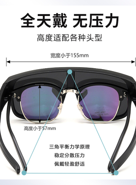 登山护目镜可戴眼镜可套近视墨镜