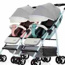 Two baby out-of-cart trolley can sit and split super light portable folding baby trolley with small baby