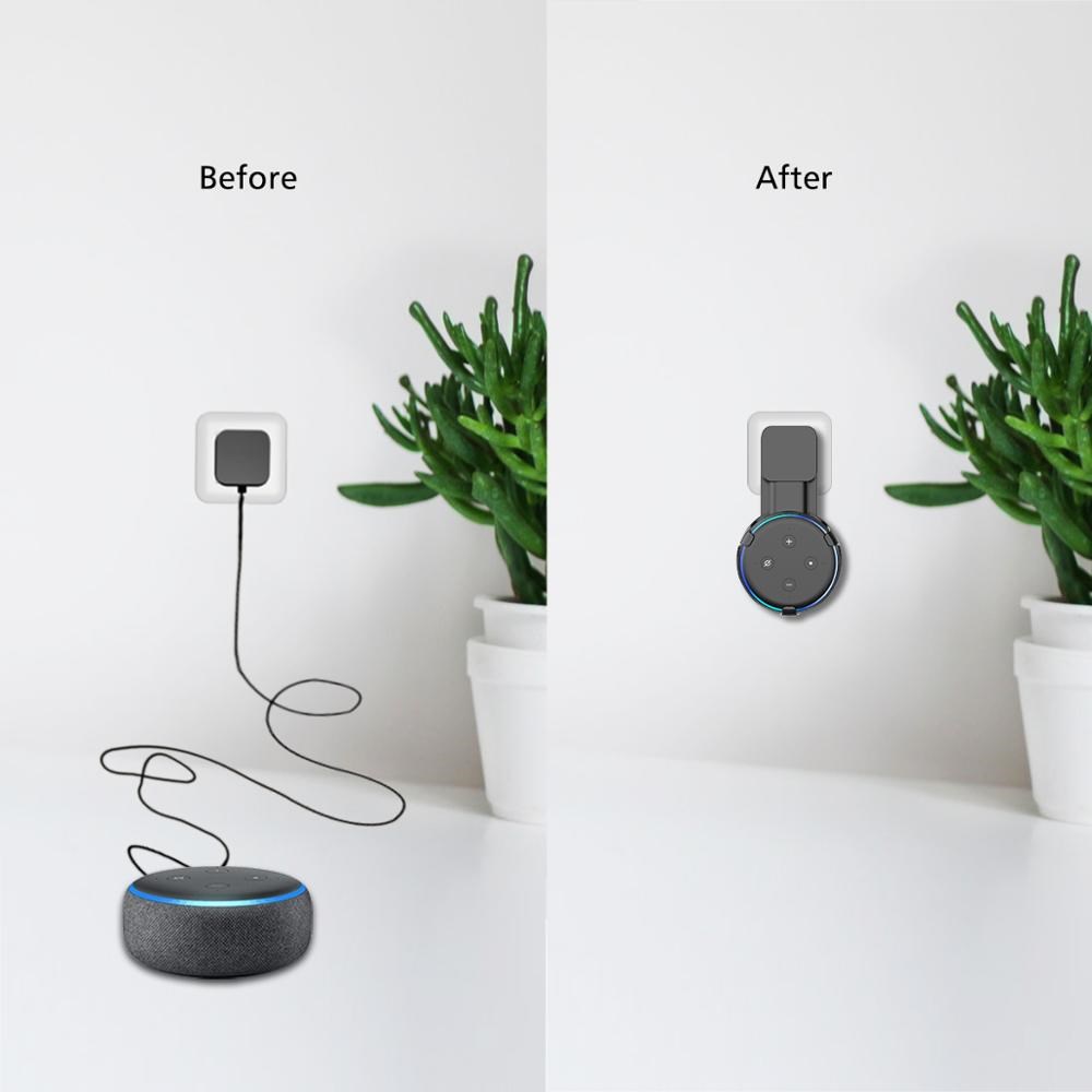 Outlet Wall Mount Stand Hanger for Amazon Alexa Echo Dot 3r-图2