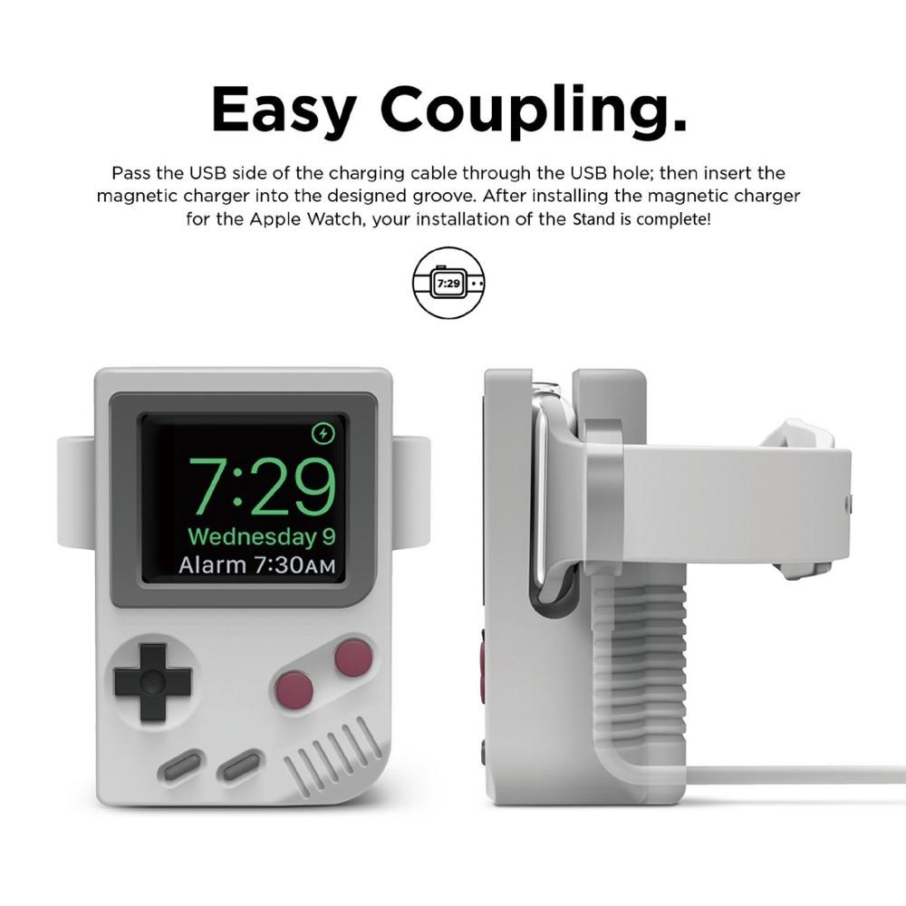 Retro Games Console Designed Silicone Holder Charging Dock - 图0