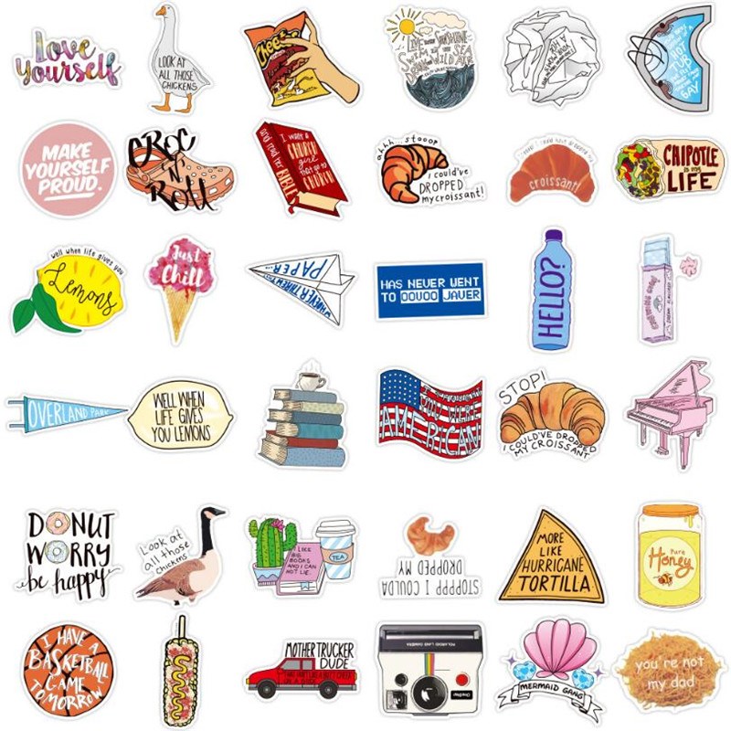 10/30/50PCS New Vine Cartoon Graffiti Stickers Laptop Skate - 图3