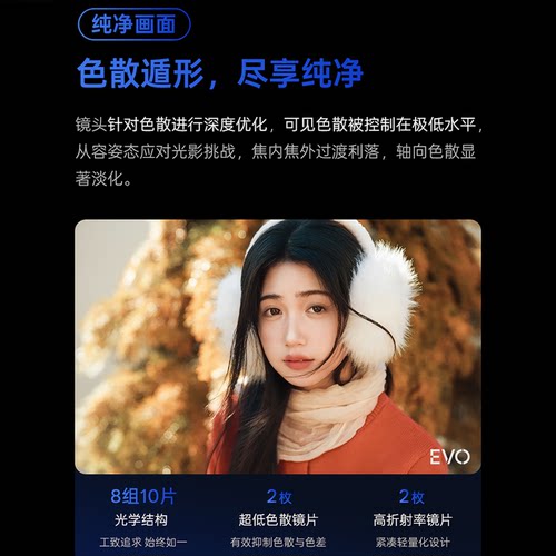 唯卓仕35/55/85f1.8EVO系列全画幅大光圈自动镜头适用索尼FE尼康Z - 图2