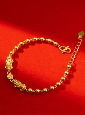 古法传承两世欢莲蓬手链女