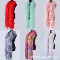 Obligatory Goods Source Fire Explosive New Feather Wool Top Stage Performance Clothing Accessories Shawl Collar Ostrich Wool feathers