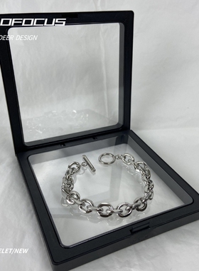 霸气钛钢手链男简约小众百搭