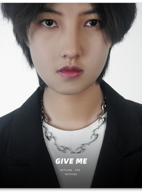 熔岩液态中性风高级感项链