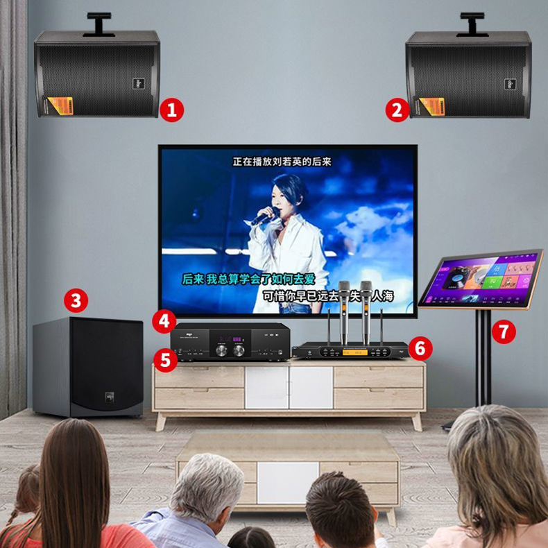 Patriot 12-inch home KTV audio set complete set