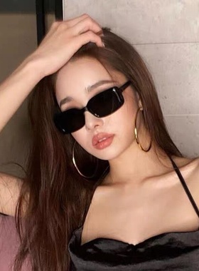大媛家Sunny 欧美个性ins小脸嘻哈长方形小窄框夏防晒太阳眼镜酷
