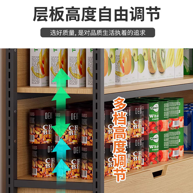 超市货架展示架产品样品零食宠物烟酒母婴店靠墙陈列架文具置物架,淘宝优惠券,粉丝福利购,淘宝优惠卷