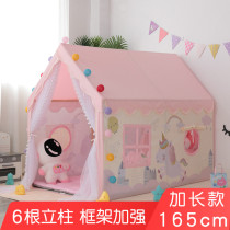 Lit de tente pour enfants couché au lit Lit Instrumental Baby Indoor Game House Girl Lengthened Castle Big House