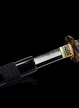 龙泉刀剑武士刃一体锻打东洋太刀收藏摆件手工锻打冷兵器未开刃
