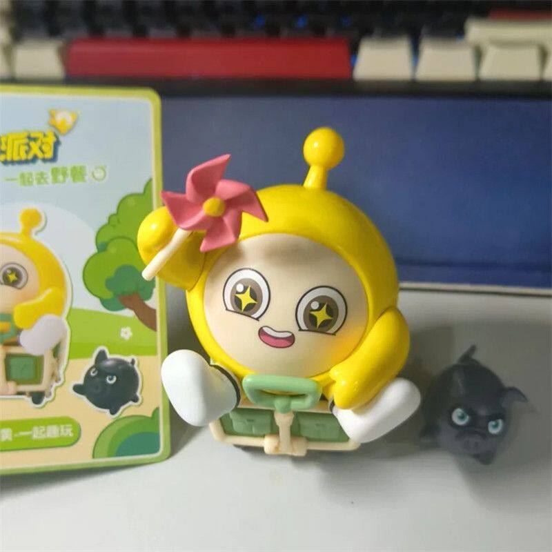 蛋仔派对盲盒一起去野餐系列手办公仔游戏周玩潮玩具礼物摆件国产