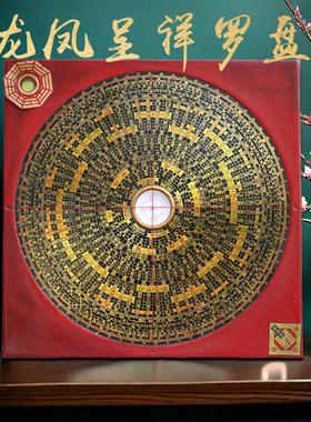 8寸通胜罗盘黄铜迷你摆件