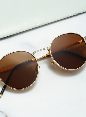 金泰妍韩版复古墨镜可配近视度数