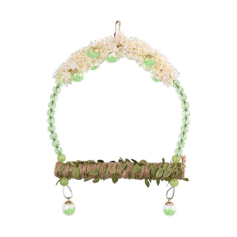 优嗖鹦鹉水晶梦幻秋千鸟玩具用品虎皮牡丹玄凤攀爬云梯鸟笼造景,淘宝优惠券,粉丝福利购,淘宝优惠卷