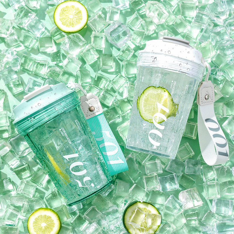 名创优品MINISO咖啡星人随行TRITAN杯420ml冷水杯随手杯男女喝水,淘宝优惠券,粉丝福利购,淘宝优惠卷