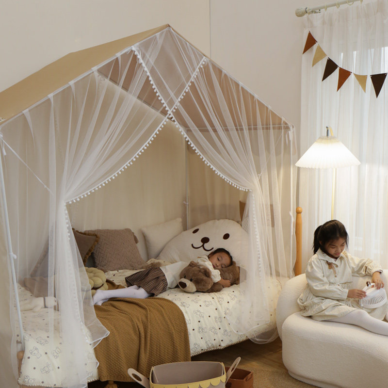 新款儿童床上帐篷蚊帐 小男孩女孩分床睡神器 家用卧室榻榻米蚊帐,淘宝优惠券,粉丝福利购,淘宝优惠卷